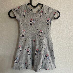 Baby Gap Disney Minnie Mouse 100% Cotton "POP" Twirly Dress Size 3T Co